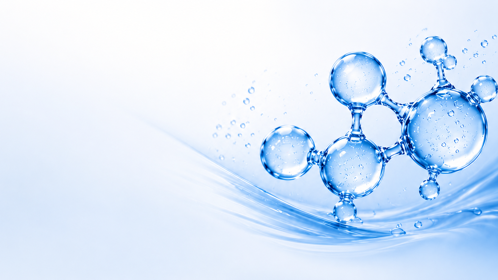 Water molecule structure